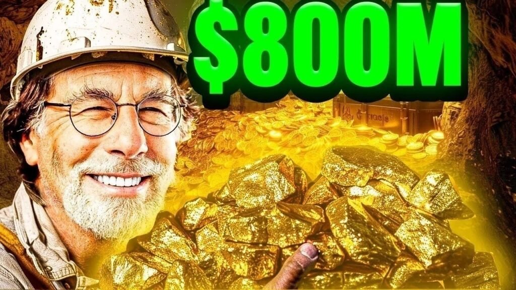 YouTube thumbnail: $800M gold