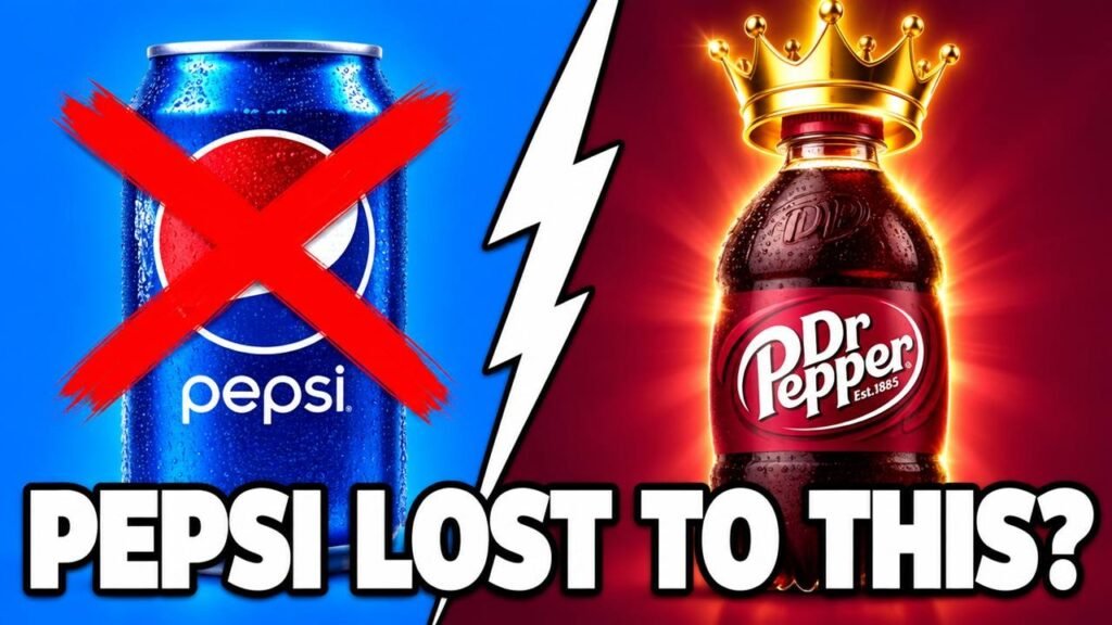 YouTube thumbnail: Pepsi lost to Dr Pepper